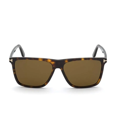 Tom Ford Eyewear Fletcher Rectangle Frame Sunglasses In Multi