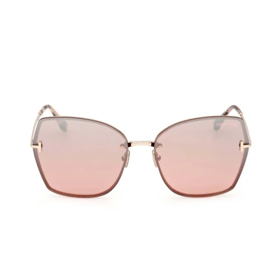 Tom Ford Eyewear Geometric Frame Sunglasses In Multi