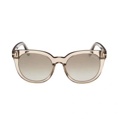 Tom Ford Eyewear Round Frame Sunglasses In Brown