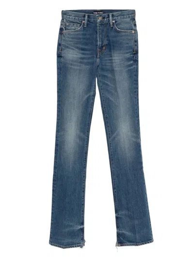 Tom Ford Flared Jeans In Blue