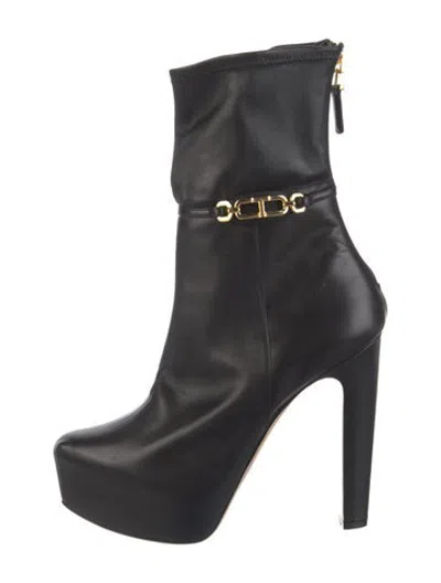 Pre-owned Tom Ford Leather Boots In Black