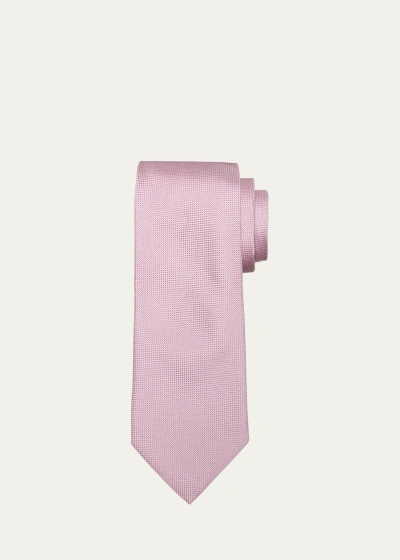 Tom Ford Men's Mulberry Silk Woven Tie In Dusty Pink