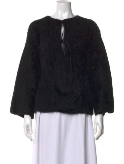 Pre-owned Tom Ford Open Front Sweater In Black