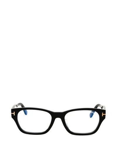 Tom Ford Rectangle-frame Glasses In Black