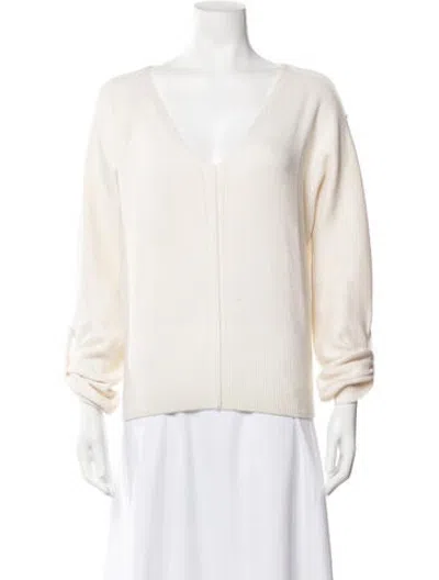Pre-owned Tom Ford V-neck Sweater In Neutrals