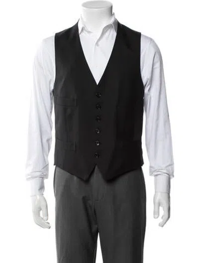 Pre-owned Tom Ford Wool Suit Vest In Blue