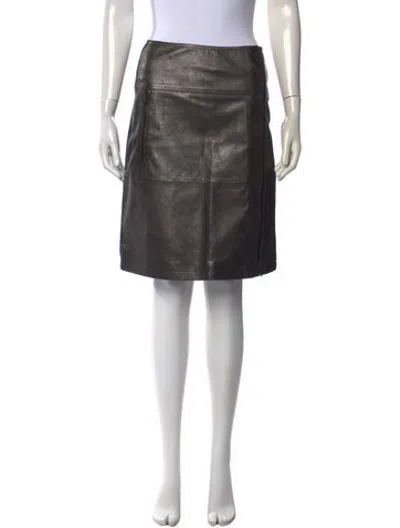 Pre-owned Tomas Maier Knee-length Skirt In Grey