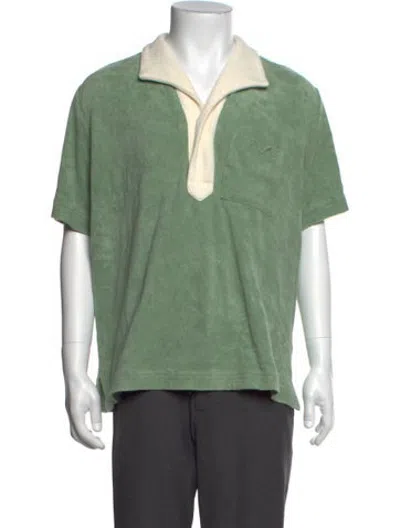 Pre-owned Tombolo Short Sleeve Shirt In Green
