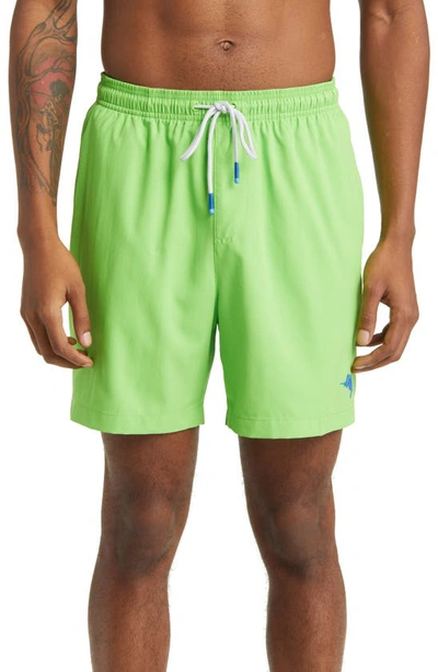 Tommy Bahama Naples Shore Swim Trunks In Paradise Green