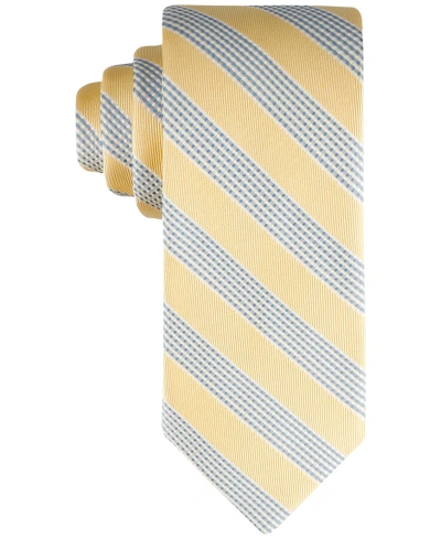 Tommy Hilfiger Men's Terrance Stripe Tie In Yellow