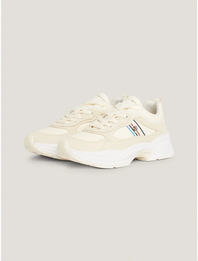 Tommy Hilfiger Stripe Chunky Sole Sneaker In Calico