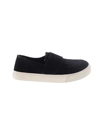 Pre-owned Toms Flats In Black