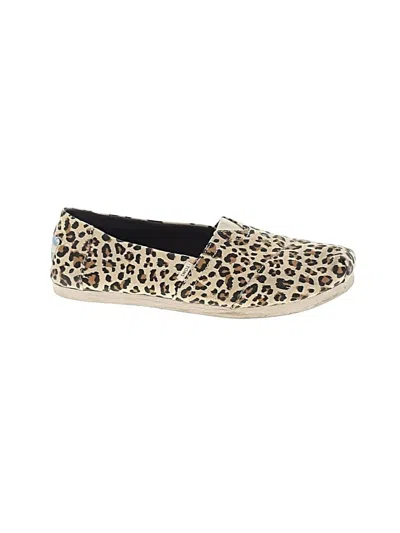 Pre-owned Toms Flats In Gold