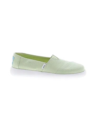Pre-owned Toms Flats In Green