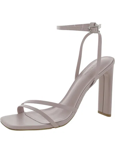 Tony Bianco Fiance Womens Leather Square Toe Heels In Gray
