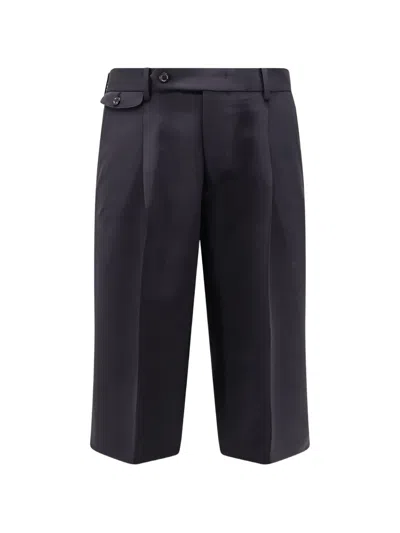 Tonywack Raw-cut Pleated Shorts In Neutral