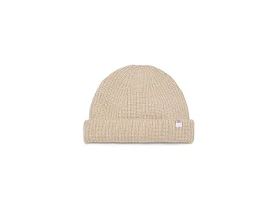 Topo Designs Global Beanie Beanies Oatmeal, Wool/nylon/merino In Pink