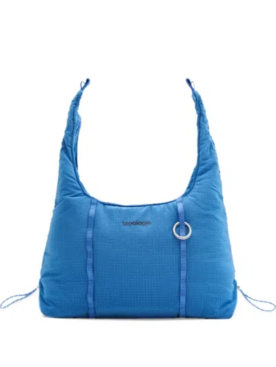 Topologie Small Cloud Ripstop Tote Bag In Blue