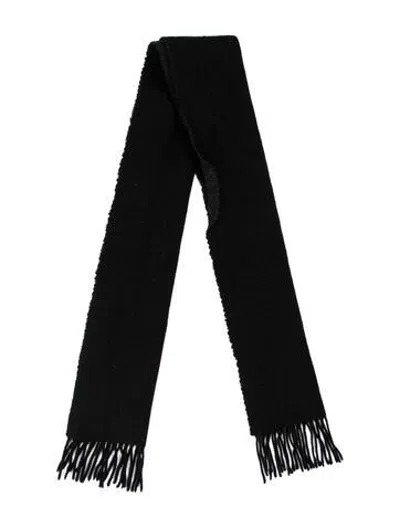 Pre-owned Torino Wool Scarf In Black