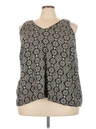 Pre-owned Torrid Tank Top Black Strapless Neckline Tops