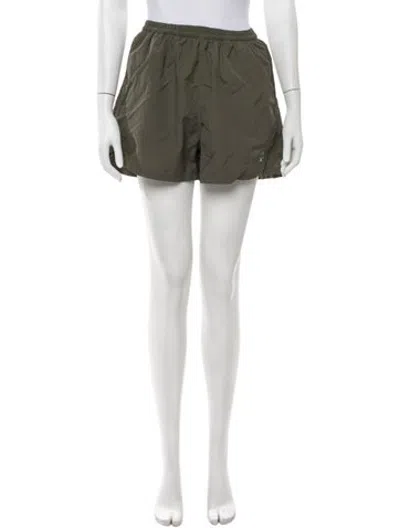 Pre-owned Tory Burch Mini Shorts In Green