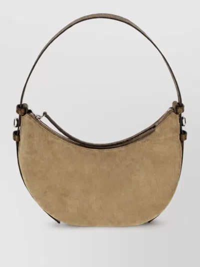 Tory Burch Na Suede Leather Clutch Bag