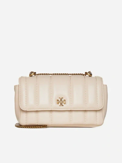 Tory Burch Quilted Leather Mini Bag In Brie