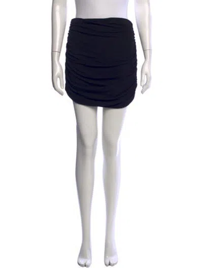 Pre-owned Tory Burch Sequin Embellishments Mini Skirt In Black