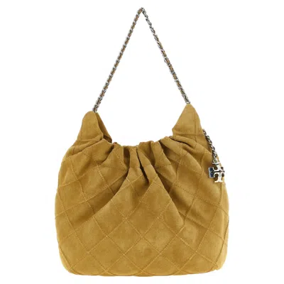Pre-owned Tory Burch Shoulder Bag � Beige In Brown