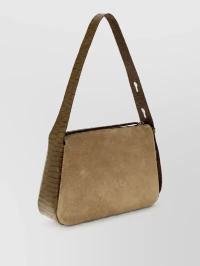 Tory Burch Suede Leather Clutch Bag