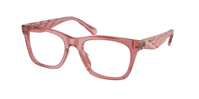 Tory Burch Ty2175u 1978 Women's Glasses Pink Size 52 - Free Lenses - Blue Light Block Available In Dark Pink