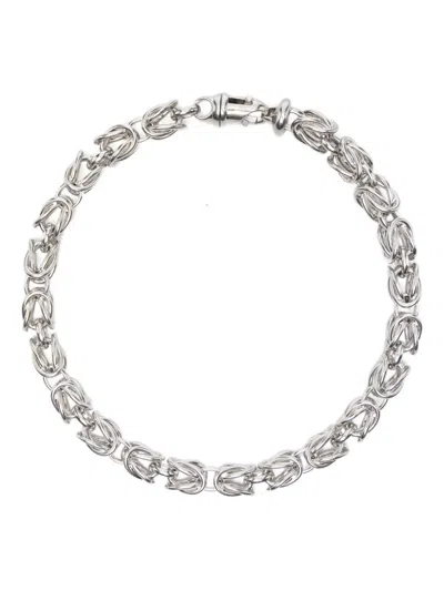 Totême Chunky Chain Necklaces Polished Finish In Metallic