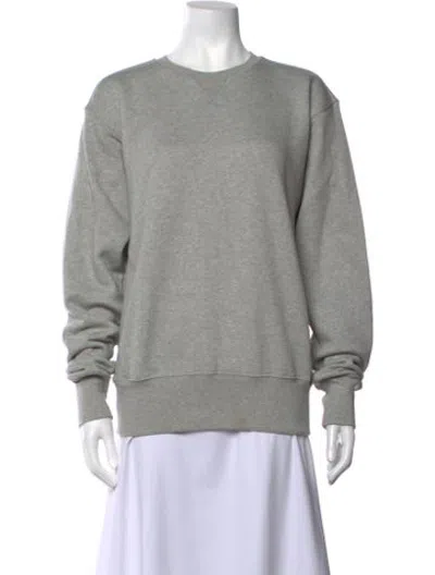 Pre-owned Totême Crew Neck Sweater In Grey