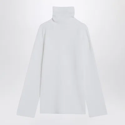 Totême Ecru Wool Turtleneck Jumper In White