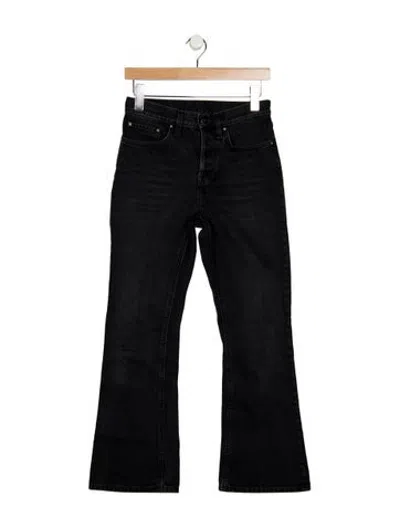 Pre-owned Totême High-rise Flared Jeans In Black