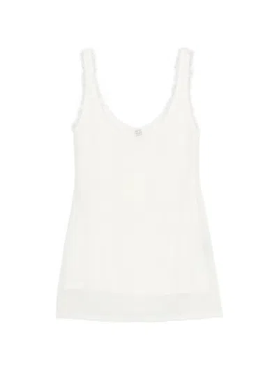 Totême Knit Tank Top In White