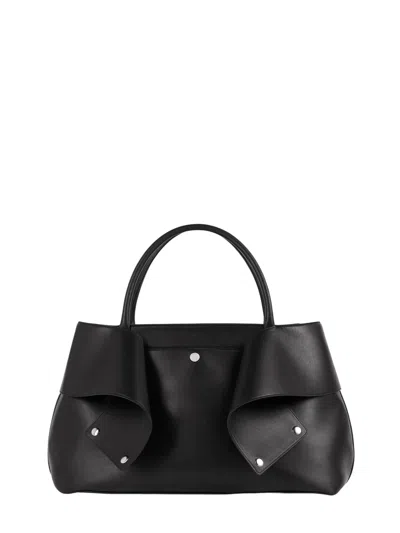 Totême Toteme Leather Tote Bag In Black