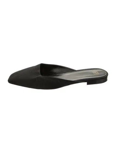 Pre-owned Totême Mules In Black