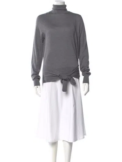 Pre-owned Totême Wool Turtleneck Sweater W/ Tags In Grey