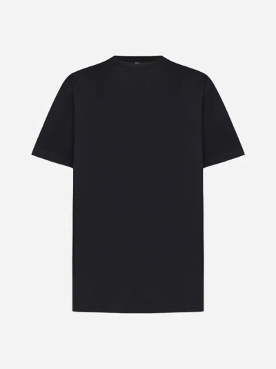 Totême Cotton T-shirt In Black