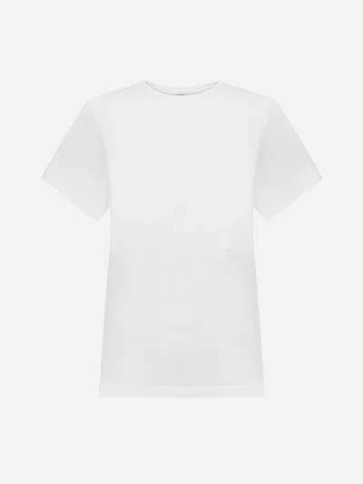 Totême Cotton T-shirt In Off White