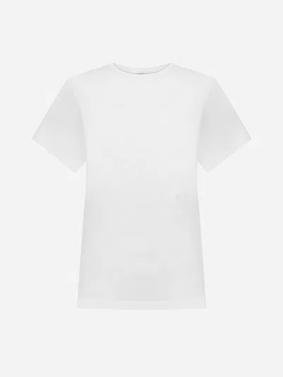 Totême Cotton T-shirt In Off White