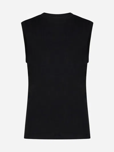 Totême Cotton Top In Black