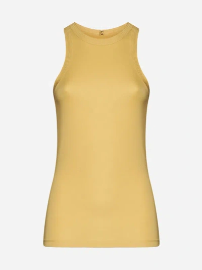 Totême Viscose-blend Tank Top In Cornsilk