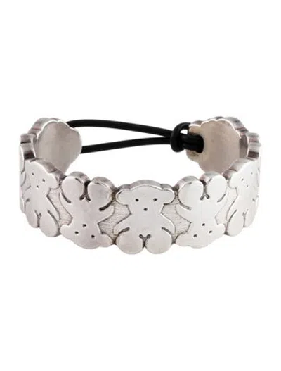Pre-owned Tous Bear Cuff Bracelet, 6" In Multicolor