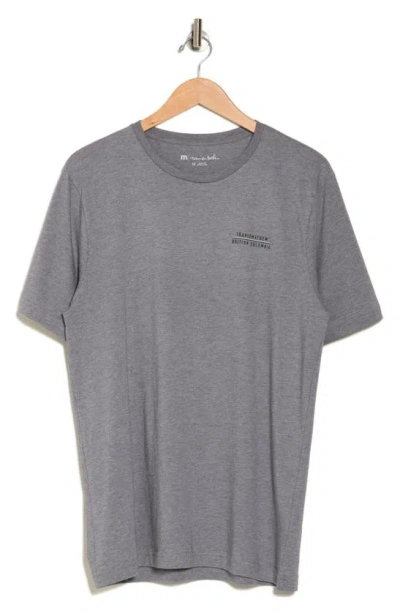 Travis Mathew Big Shoots Cotton T-shirt In Gray