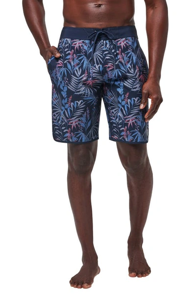 Travis Mathew Cool As A Coconut Board Shorts In Total Eclipse