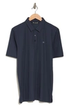 Travis Mathew Excursion Knit Polo In Blue Nights