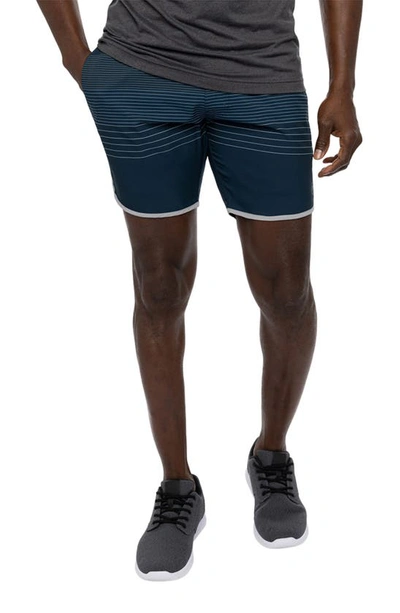 Travis Mathew Go Time 3.0 Stretch Performance Shorts In Blue Nights