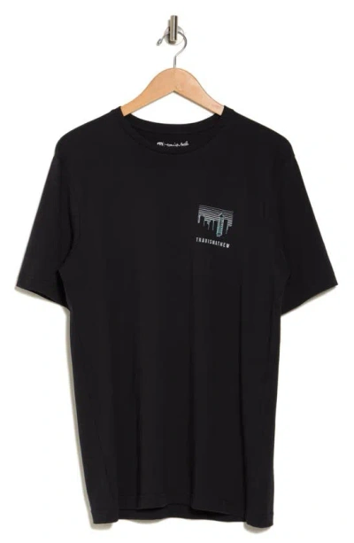 Travis Mathew Orca Graphic T-shirt In Black